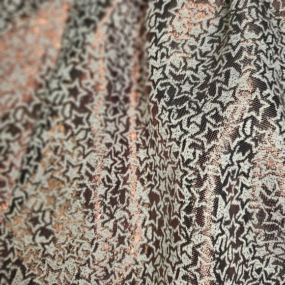 Gymboree Holiday Party Dress Shimmer Pink Bronze Stars 2T - Picture 3 of 6